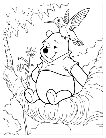 Hummingbird Coloring Pages