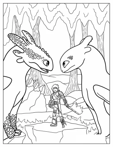 How To Train Your Dragon Coloring Pages