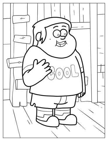 Gravity Falls Coloring Pages