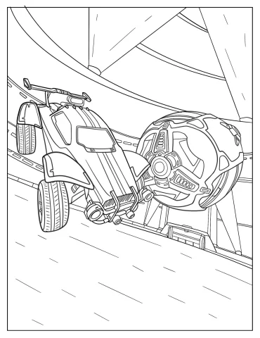 Rocket League Coloring Pages