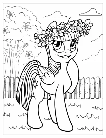 Twilight Sparkle Coloring Pages