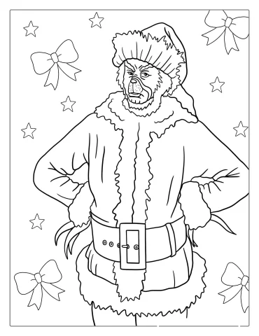 Grinch Christmas Coloring Pages