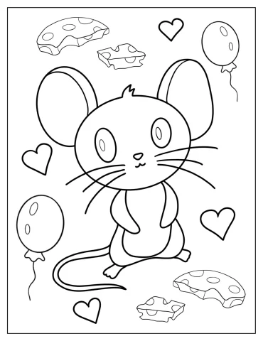Mouse Coloring Pages