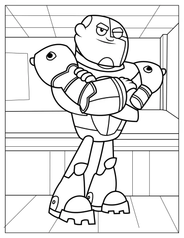 Teen Titans Go Coloring Pages