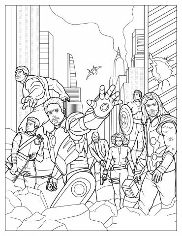 Avengers Coloring Pages