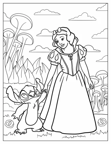 Snow White Coloring Pages